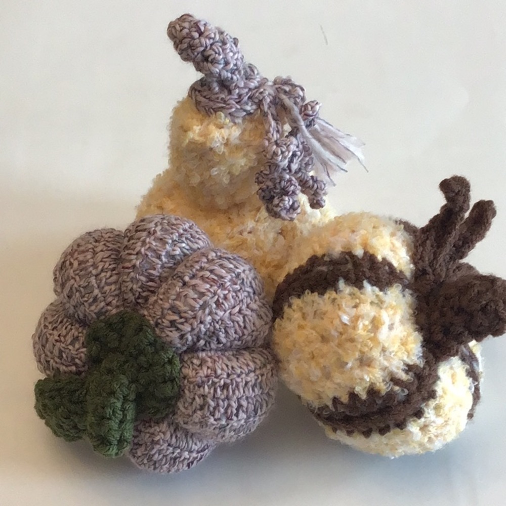 NWOT Crocheted Pumpkins